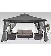 Amazon.com : MASTERCANOPY Outdoor Garden Gazebo for Patios with